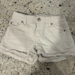 Tractr White Jean Shorts Girls Size 7